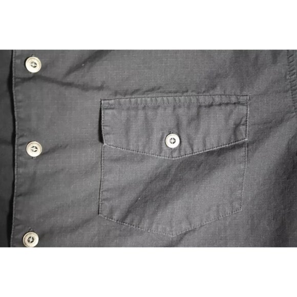 Harley-Davidson Button Up Shirt Men L Black Motorcycles Mechanic Logo Embroidery - Picture 3 of 9